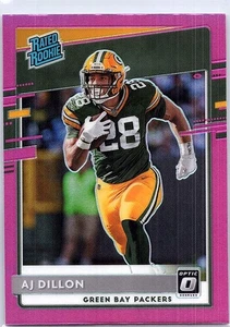 Panini Donruss Optic 2020 - AJ Dillon #174 clasificación Rookie Pink Prizm (RC) - Imagen 1 de 2