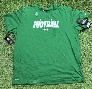Team Issued Nike On Field New York Jets NFL Shirt Herren 3XL Neu mit Etikett Grün - Bild 1 von 6