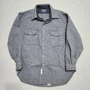 Vintage Pendleton Hemd Herren Large Blau Country Traditionals Wolle Made In USA  - Bild 1 von 10