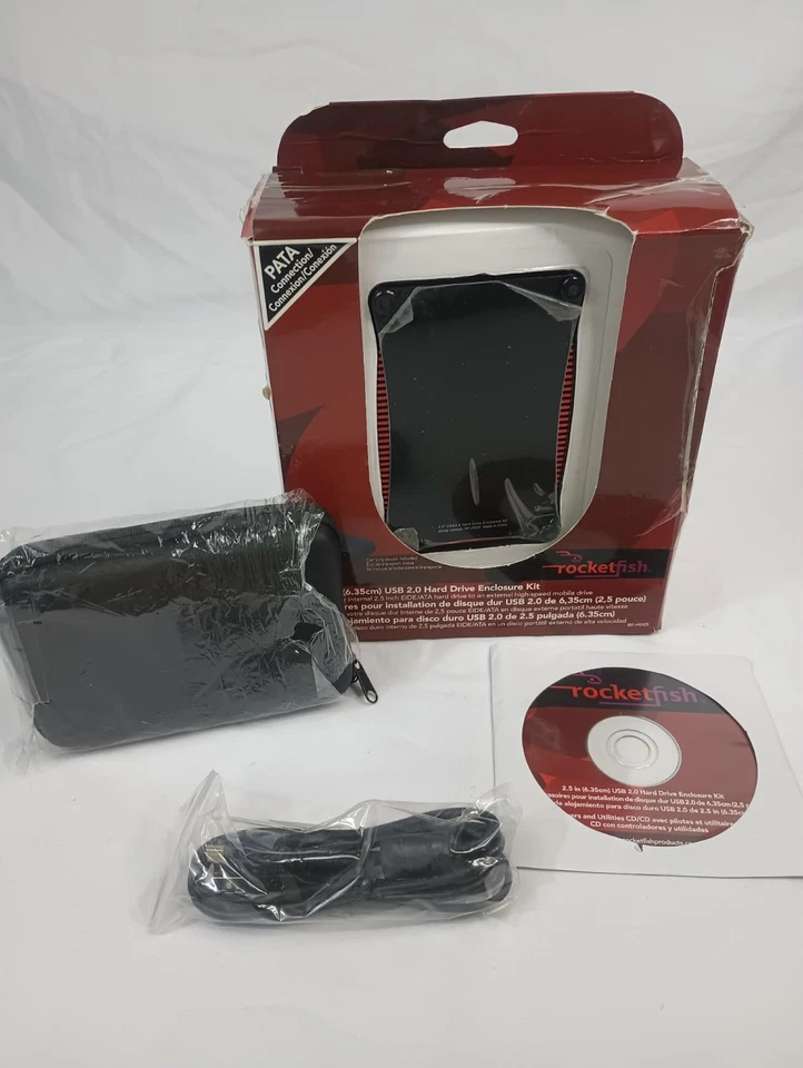 Rocketfish 2.5" USB 2.0 Hard Drive Enclosure Kit Model RF-HD25 - Image 1 of 4
