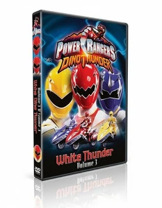 Power Rangers Dino Thunder Vol. 3 DVD (2004) White Thunder Episode Kids Action - Foto 1 di 3
