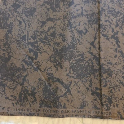 2 Yards Brown Print Jinny Beyer Mr RJR Fashion Fabrics - Image 1 of 4