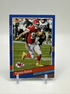 2021 Donruss Football Retro 1991 #32 - Travis Kelce - Kansas City Chiefs - Picture 1 of 2