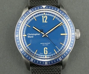 Christopher Ward C65 Trident Diver 41mm blau Handaufzug - Bild 1 von 11
