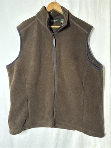 Eddie Bauer Brown Fleece Vest Women’s Size XXL Polartec Sleeveless - Picture 1 of 8