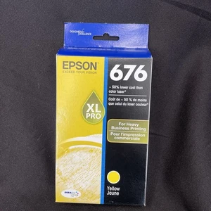 Epson 676 XL Pro cartuccia inchiostro giallo originale EXP 2024 - Foto 1 di 3