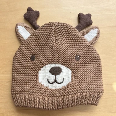 Carter's Baby Boy's Reindeer Hat CUTE - Image 1 of 3
