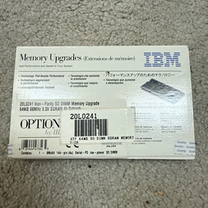 IBM Thinkpad PC-66 64 MB SO-DIMM 66 MHz SDRAM Memory (20L0241) - Picture 1 of 3