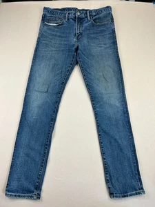 GAP Jeans Herren Größe 33x34 Blau Denim Slim Fit Straight Leg Stretch Mid Rise - Bild 1 von 15