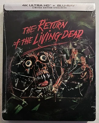 THE RETURN OF THE LIVING DEAD 4K ULTRA HD + BLU-RAY LIMITED EDITION STEELBOOK  - Image 1 of 4