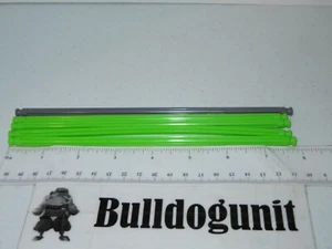 Lot of 5 K'nex Replacement Green Gray Rod Pieces Only - Picture 1 of 3