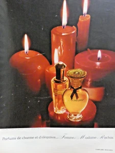 PUBLICITÉ DE PRESSE 1967 ROCHAS parfum de charme et d'élégance FEMME Madame - Picture 1 of 1