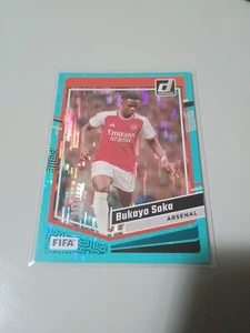 2023-24 Bukayo Saka 117/199 Panini Donruss Fifa Teal Foil - Picture 1 of 4