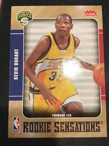 ๐ฅ2007-08 Kevin Durant GLOSSY Fleer Rookie Sensations Card #RS-2๐ฅ NM - Foto 1 di 11