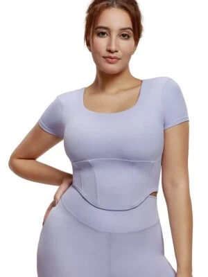 Ropa deportiva Prendas para el torso Mujer Medianas Grandes XL XXL Talla Grande 10-20 Manga Corta Atlético Foto 1 de 4