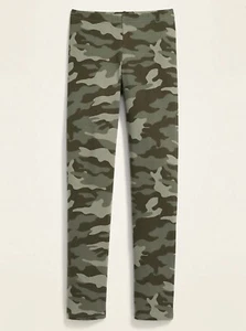Old Navy Kid Girls Built-In Tough Green Camo Full-Length Leggings Size Small - Picture 1 of 1