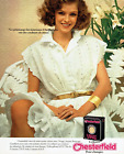 publicité Advertising  1022  1977   bas & collants Chesterfield  vrais