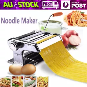 NEW Pasta Noodle Maker Machine Cutter For Fresh Spaghetti 9 Thickness Settings - Picture 1 of 11