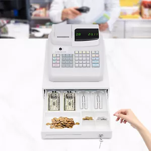 Cassettiera registratore di cassa elettronico con chiave,per banconote monete vendita al dettaglio ristorante POS - Foto 1 di 19