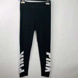Victoria Secret Pink Women’s Pants, Legging  Size M, Black In Color - Picture 1 of 11