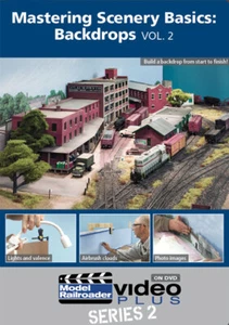 Mastering Scenery Basics Backdrops Vol 2 Model Railroad Train Scale Airbrush - Picture 1 of 1