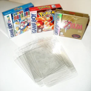 5/10 Box Protectors For GAME BOY / VIRTUAL / COLOR / ADVANCE Nintendo Cases CIB - Picture 1 of 7