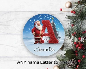 PERSONALISIERTE 48 x Monogramm Weihnachten Aufkleber Lehrer, Schulen Geschenk Siegel 1346 - Bild 1 von 3