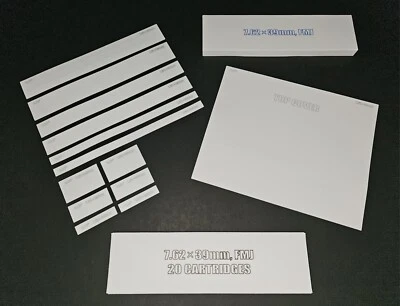 Cardboard Ammunition Box KIT for 9mm Luger/9mm NATO - Image 1 of 4