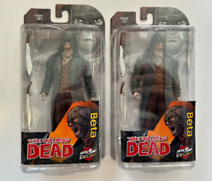 The Walking Dead Beta Action Figure McFarlane Color Version Sealed (2 TOYS)