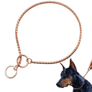 Kettenhalsband Hundehalsband Kettenwürger Würger Kette Hund Zugstopphalsband 3mm - Picture 1 of 13