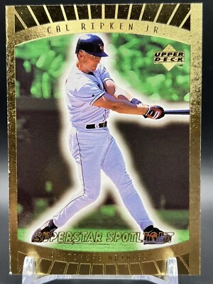 1999 UD Superstar Spotlight Cal Ripken Jr 453/500 NM+ MLB Orioles Foil Card #83 - Image 1 of 2