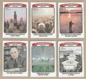 2023 FLASHBACKS DE NOTICIAS TOPPS HERITAGE 2023 Juego completo de (10) *G* - Imagen 1 de 2
