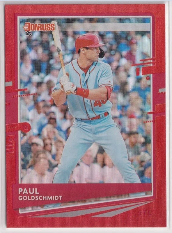 2020 Donruss Holo Red #127 Paul Goldschmidt - Image 1 of 1