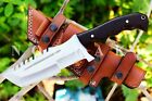 Handmade D2 Tracker Knife, Hunting,camping, Bushcraft Knife Full Tang W/sheath