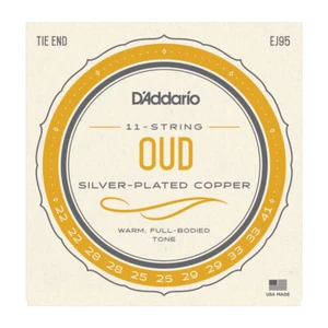 D'Addario EJ95 Silver-Plated Copper Oud Strings - Picture 1 of 2