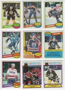 1980-81 O-Pee-Chee Complete Set of 396 Hockey Cards (Bourque RC, Messier RC)