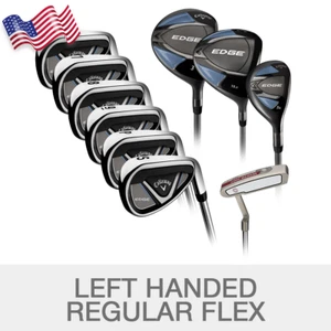 Callaway Edge Golf Club Set Left Handed Regular Flex 10 Pieces FREE SHIPPING - Picture 1 of 12
