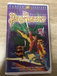 The Pagemaster VHS 1995 Fox Macaulay Culkin Christopher Lloyd - Picture 1 of 2
