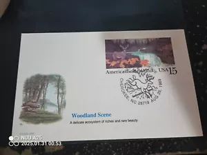1989 U.S. Postcard Fleetwood FDI 15c Scott # UX133 - Picture 1 of 2