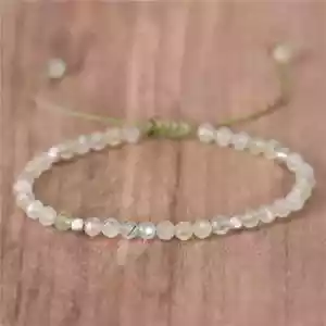 Natural Apatite Beads Handmade Bracelet Green Healing Chakra Gemstone Crystal - Picture 1 of 2