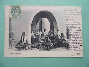 España 1907 Provincia Vasca, sandalias vascas. Postal antigua. - Imagen 1 de 2