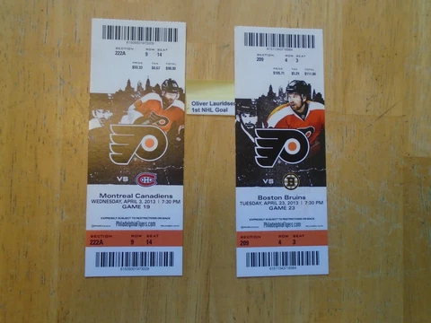 Olivier Lauridsen 1st NHL Goal  Philadelphia Flyers Cover