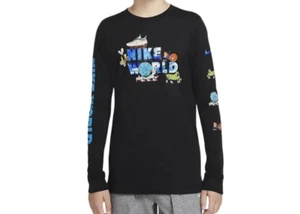 Nike Kids' Sportswear Long-Sleeve Create Pack T-Shirt DO1839-010 S (ONLY 1 RARE) - Picture 1 of 4
