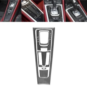 6X Carbon Fiber Interior Cover Trim for Porsche 718 982 Boxster Cayman 2016-2022 - Picture 1 of 9
