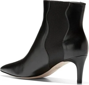 Cole Haan Damen Vandam schwarz Leder Bootie- (Medium) - Bild 1 von 4