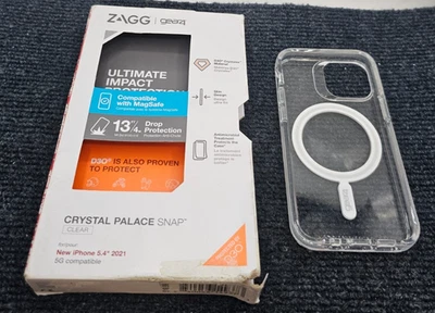 Funda transparente a presión ZAGG Gear 4 Crystal Palace para iPhone 5.4" 2021 / iPhone 13 mini Foto 1 de 4