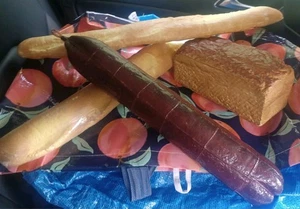 Lot de 4 présentoirs vintage fausse baguette pain pain chorizo - Photo 1/1