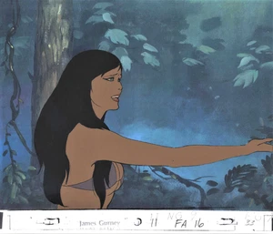 FIRE & ICE ANIMATION ART: ORIGINAL RALPH BAKSHI PRODUCTION CELS + Free Autograph - Bild 1 von 1