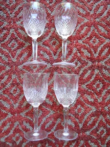 Set di 4! Bicchieri da vino Waterford Crystal Colleen gambo alto chiaro. 6 1/2". - Foto 1 di 7
