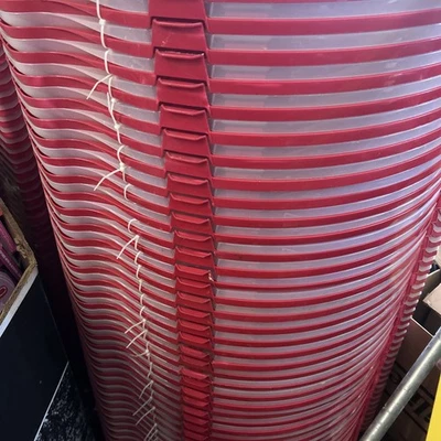 Sterilite Plastic 24” Wreath Storage Box Container with Handle Holiday Christmas - Image 1 of 2